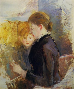  Berth Painting - Miss Reynolds Berthe Morisot